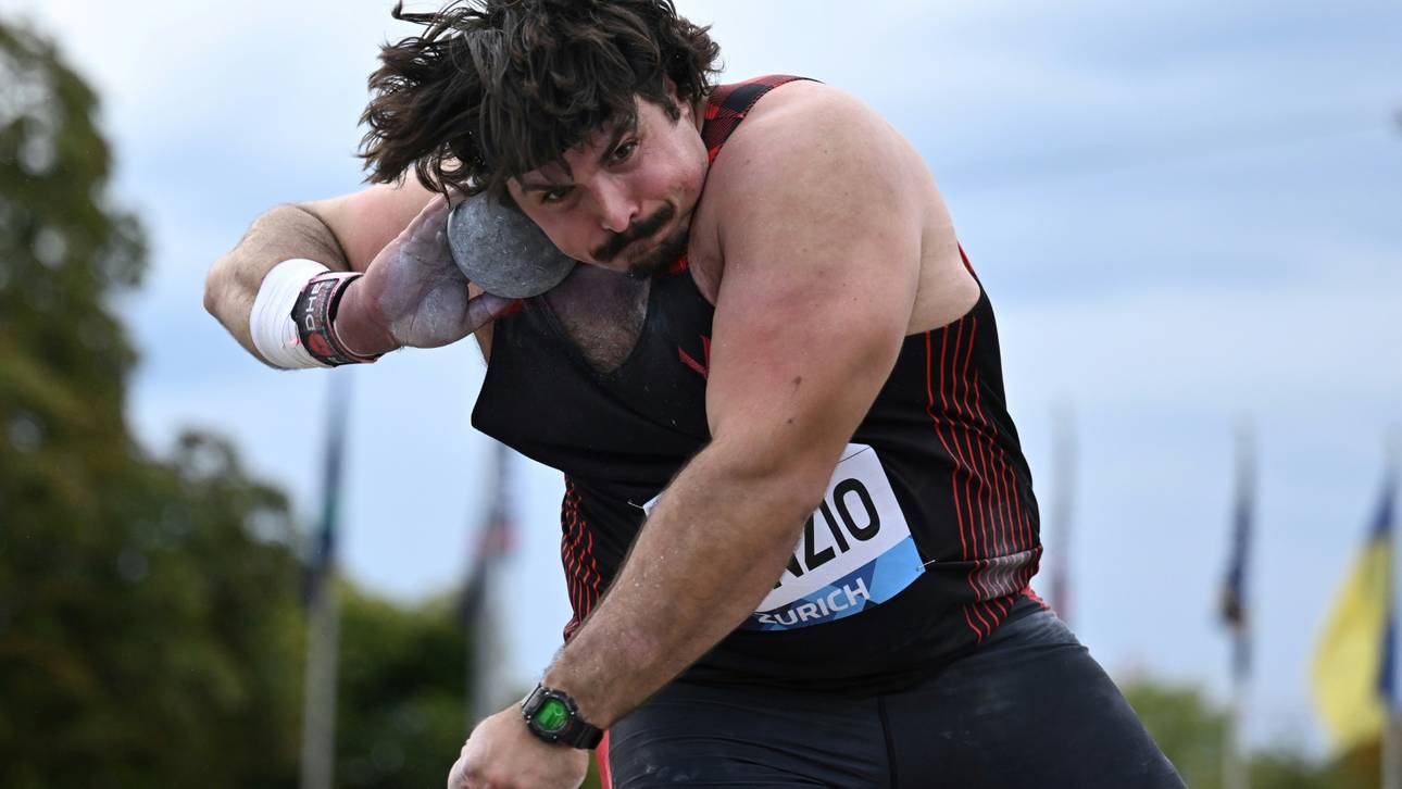 Kugelstoßen: EM-Vierter Ponzio bis Ende August 2024 gesperrt