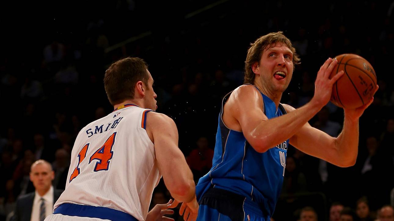 Nowitzki Dallas Mavericks v New York Knicks