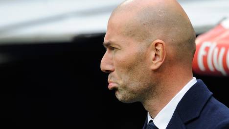 Zinedine Zidane ist zufrieden mit seiner Mannschaft