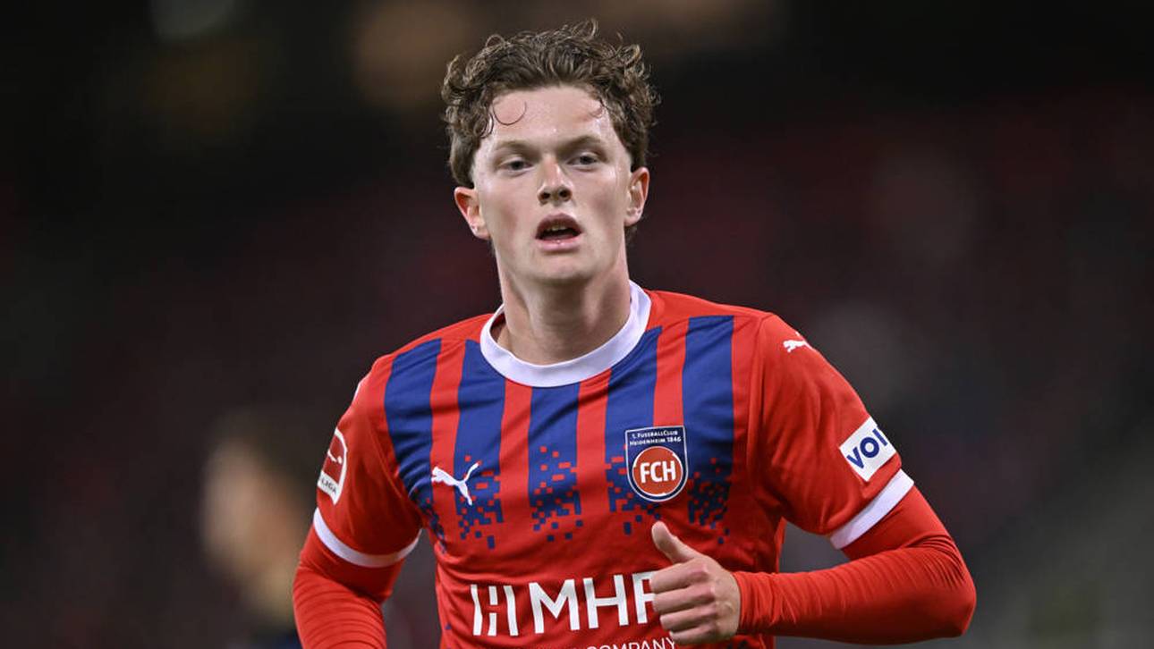 Paul Wanner trägt zurzeit noch das Trikot von FC Heidenheim