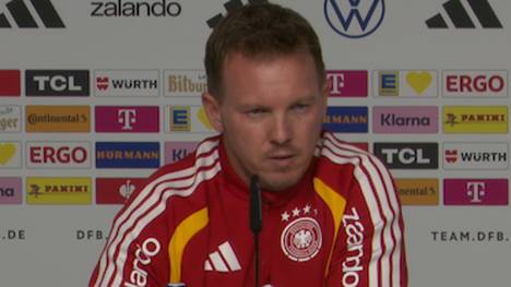 Joshua Kimmich und Nico Schlotterbeck sind vor dem entscheidenden WM-Qualifikationsspiel gegen die Slowakei fraglich. Julian Nagelsmann gibt ein Update zu den beiden. 