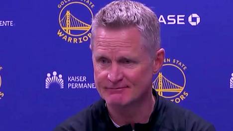 Steph Curry kam bei der 119:133-Pleite seiner Golden State Warriors lediglich auf 16 Punkte. Aus Sicht seines Coaches Steve Kerr kann so ein Auftritt durchaus auch am Alter des Guards liegen.
