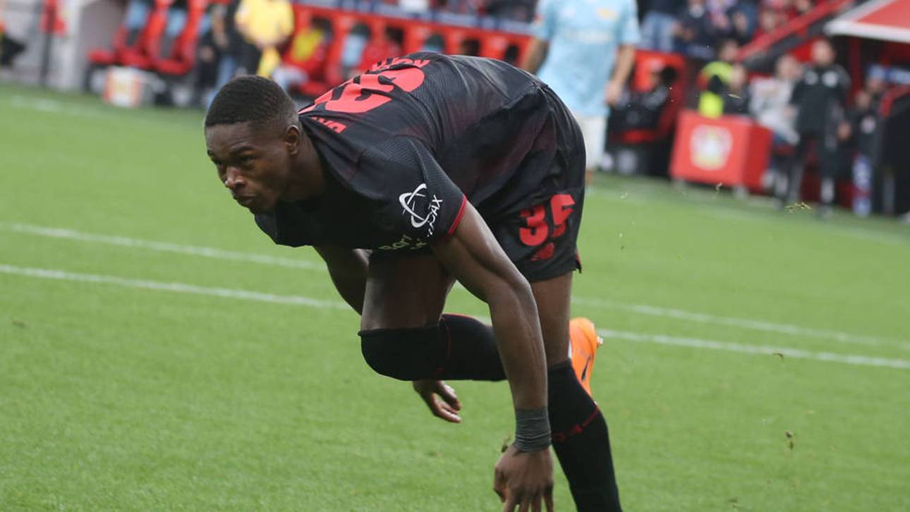 Christian Kofane startet bei Bayer Leverkusen durch