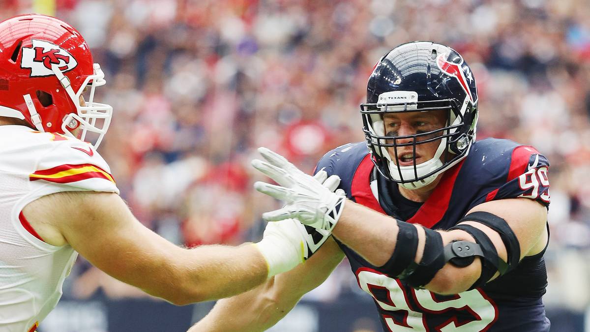 PLATZ 10 - J.J. WATT (Left End, Houston Texans): Overall Rating 98