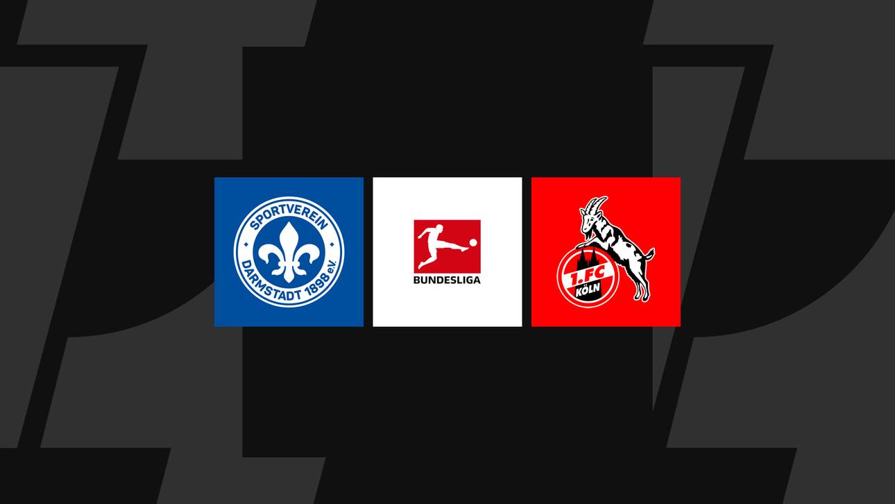 Bundesliga heute: Darmstadt gegen Köln