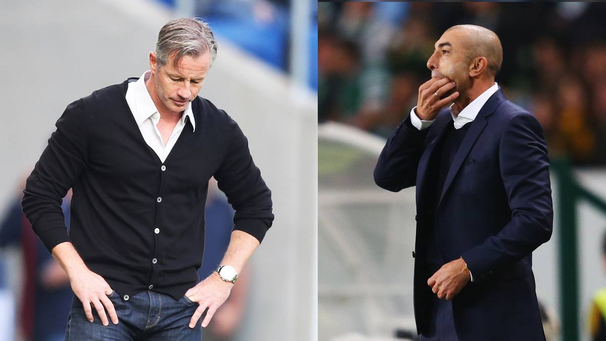 FC Schalke 04: Jens Keller (l.), bis 7. Oktober 2014 - Nachfolger: Roberto Di Matteo