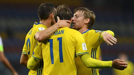 Die schwedische Nationalmannschaft setzte sich in den WM-Playoffs gegen Italien durch