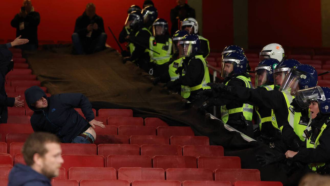 Fan-Ausschreitungen bei Arsenal-Sieg