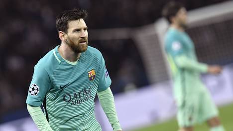 Lionel Messi vom FC Barcelona vor dem Champions League-Achtelfinale mit Paris St. Germain