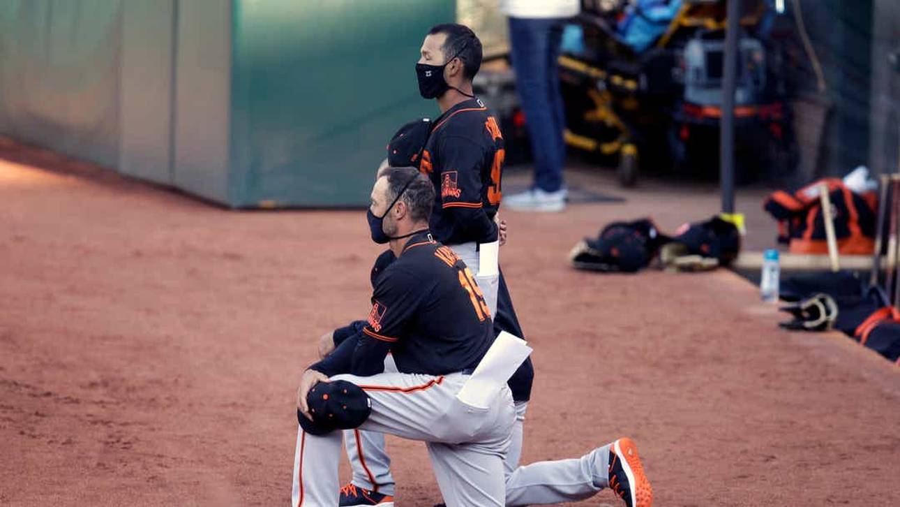 MLB: Giants knien bei Hymne