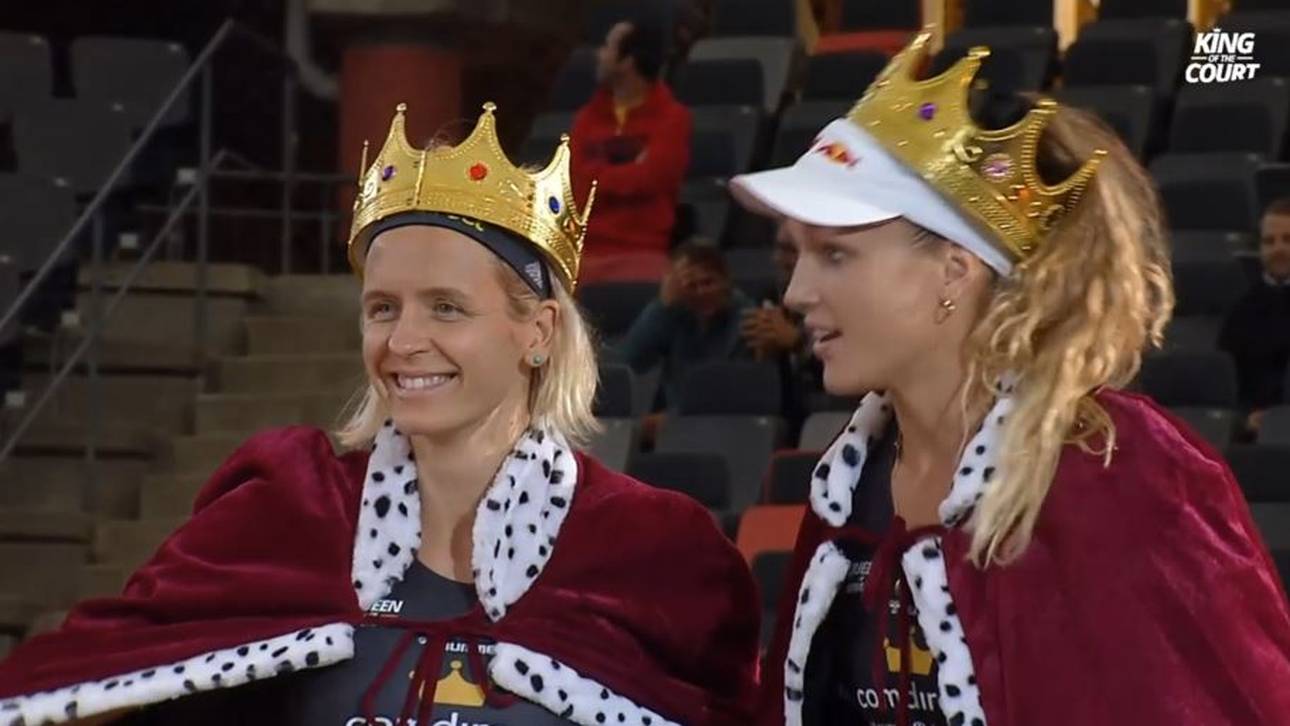 Ludwig krönt sich zur Queen of the Court