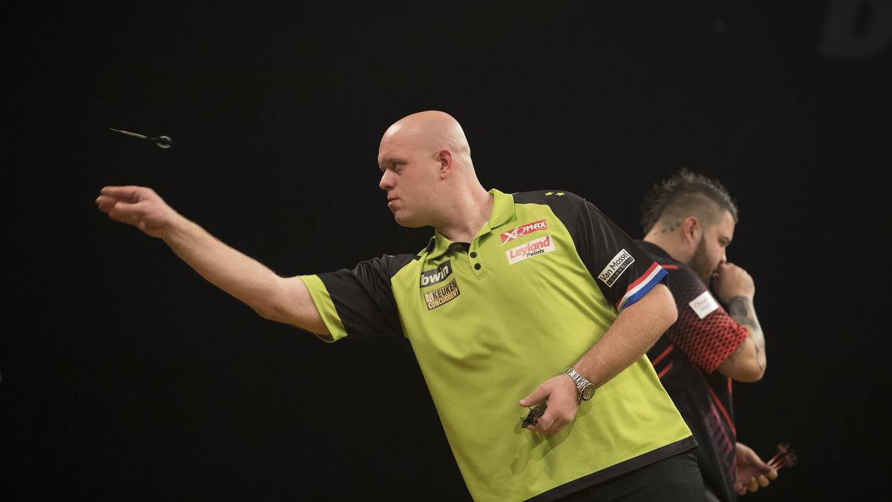 Darts: Thriller-Sieg für van Gerwen