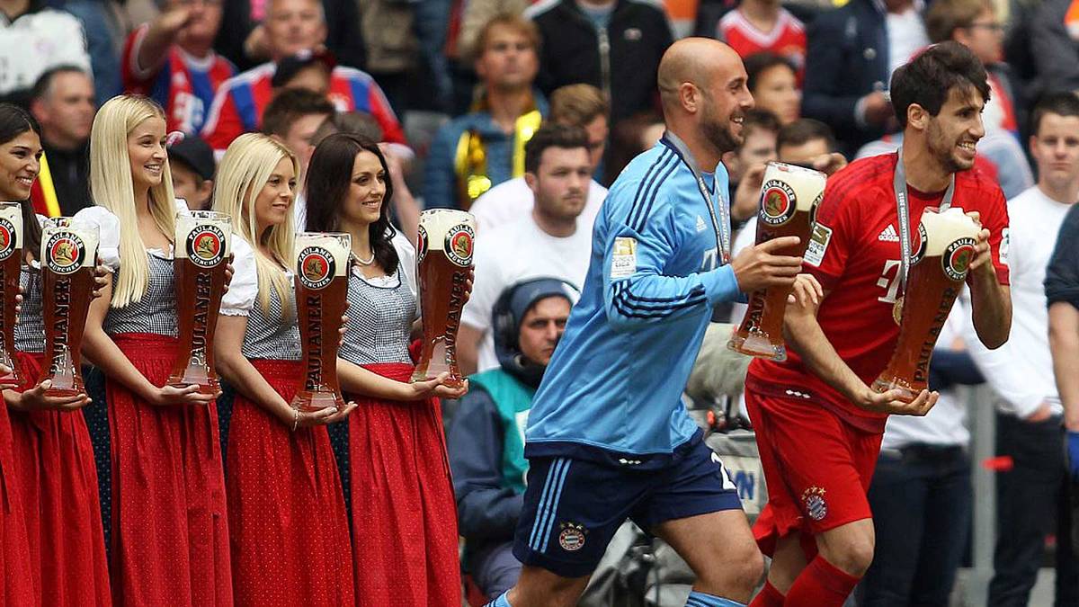 Die Jag der Bayern-Profis gilt einem anderen: Trainer Pep Guardiola