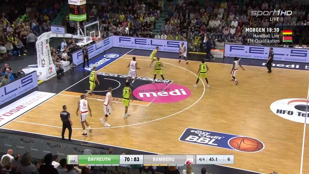 Bamberg gewinnt Derby zum Auftakt