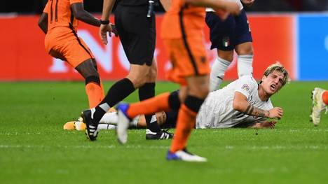Nicolò Zaniolo verletzte sich im Spiel gegen die Niederlande