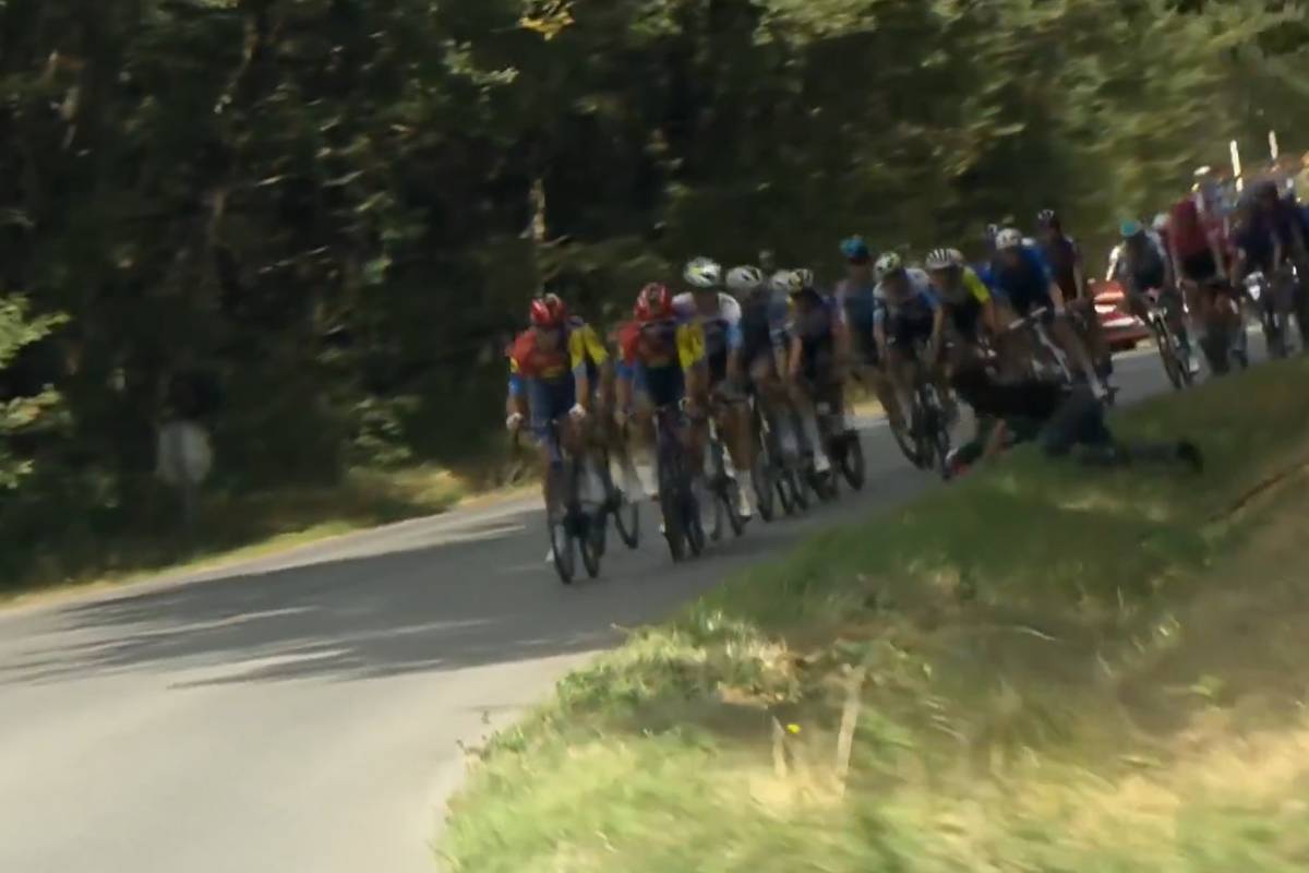 Palästina-Demonstrant verursacht Sturz bei Vuelta