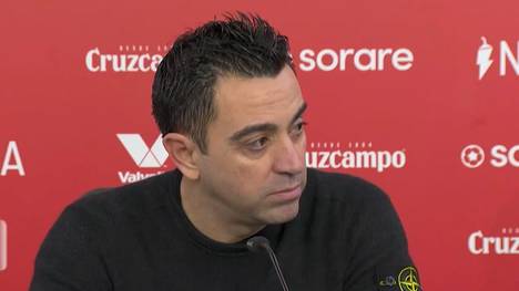 Der FC Barcelona hat sich trotz ansprechender Leistung beim FC Sevilla nicht mit drei Punkten belohnt. Barca-Coach Xavi ist nicht mit dem Ergebnis, sehr wohl aber mit der Leistung seiner Elf zufrieden.