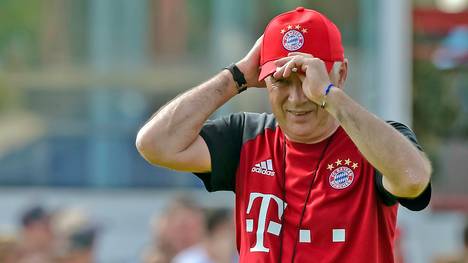 Carlo Ancelotti im Training des FC Bayern