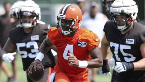 Kaum ein Thema wird zurzeit im US-Sport so kontrovers diskutiert wie die Sperre für Deshaun Watson. 