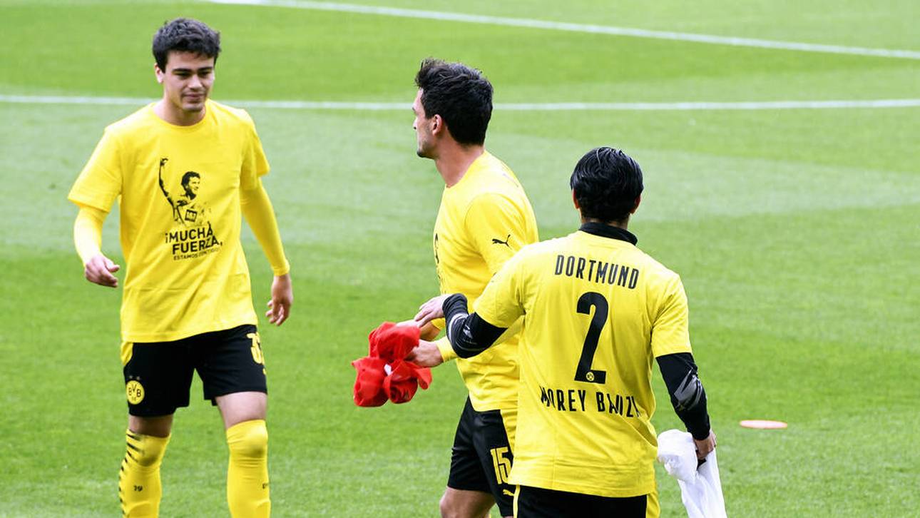 BVB-Stars mit Geste für Morey
