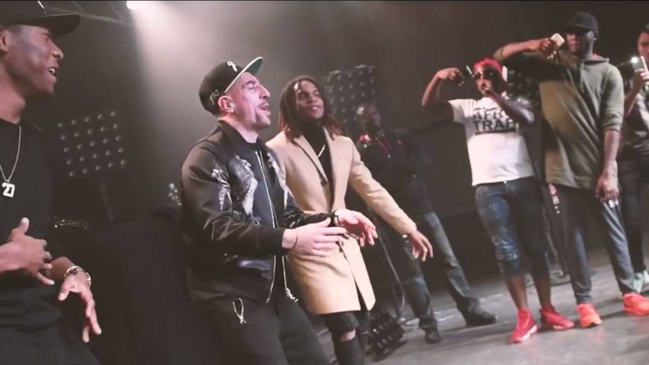 Bayern-Stars rocken Rap-Konzert