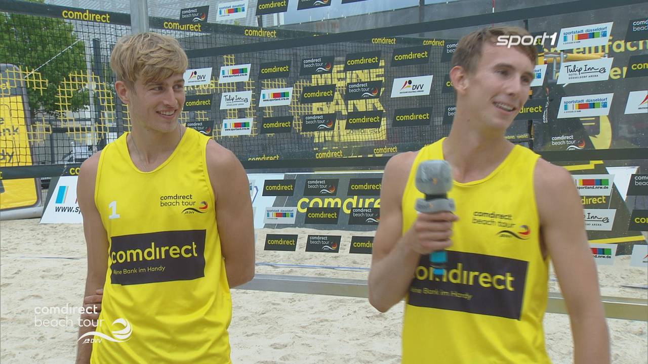 Lukas Pfretzschner & Steven van de Velde im Interview nach Final-Einzug