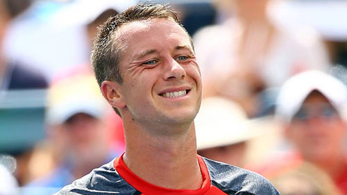 ...und kann nur im zweiten Satz einigermaßen mithalten. Nach etwas mehr als zwei Stunden ist die glatte Dreisatzniederlage beseigelt