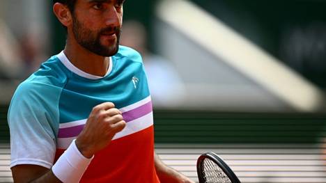 Marin Cilic erreicht das Halbfinale der French Open