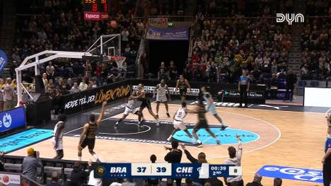 Die Highlights der Partie Basketball Löwen Braunschweig - NINERS Chemnitz aus der Basketball-Bundesliga im Video.