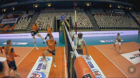 Das Spitzenspiel zwischen dem VfB Friedrichshafen und den BR Volleys hatte einiges zu bieten - ein besonderes Highlight sorgte für eine Vorentscheidung.