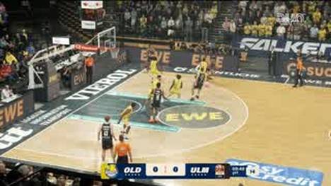 Spiel Highlights zu EWE Baskets Oldenburg - ratiopharm ulm