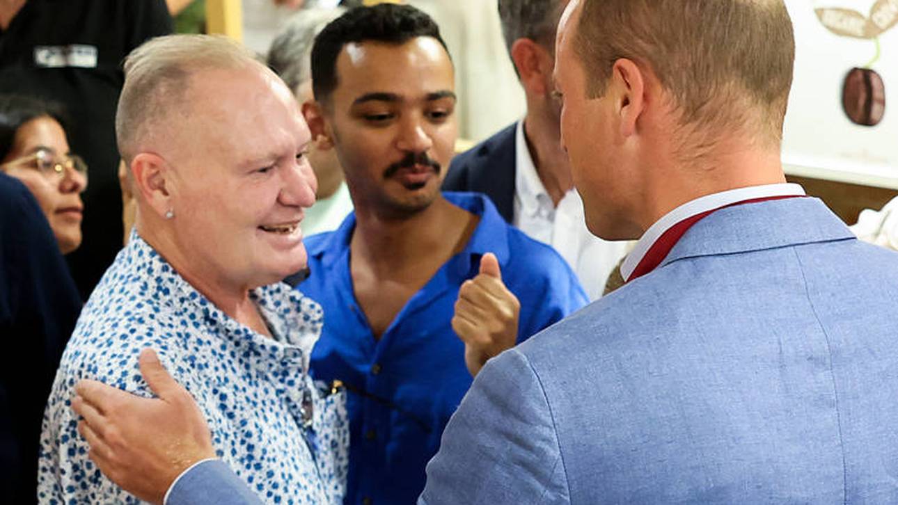 Paul Gascoigne bei einem Wohltätigkeits-Termin mit Prinz William 2023