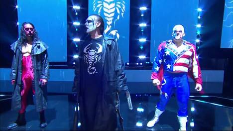 Sting (M.) bestritt sein letztes Match vor den Augen seiner beiden Söhne