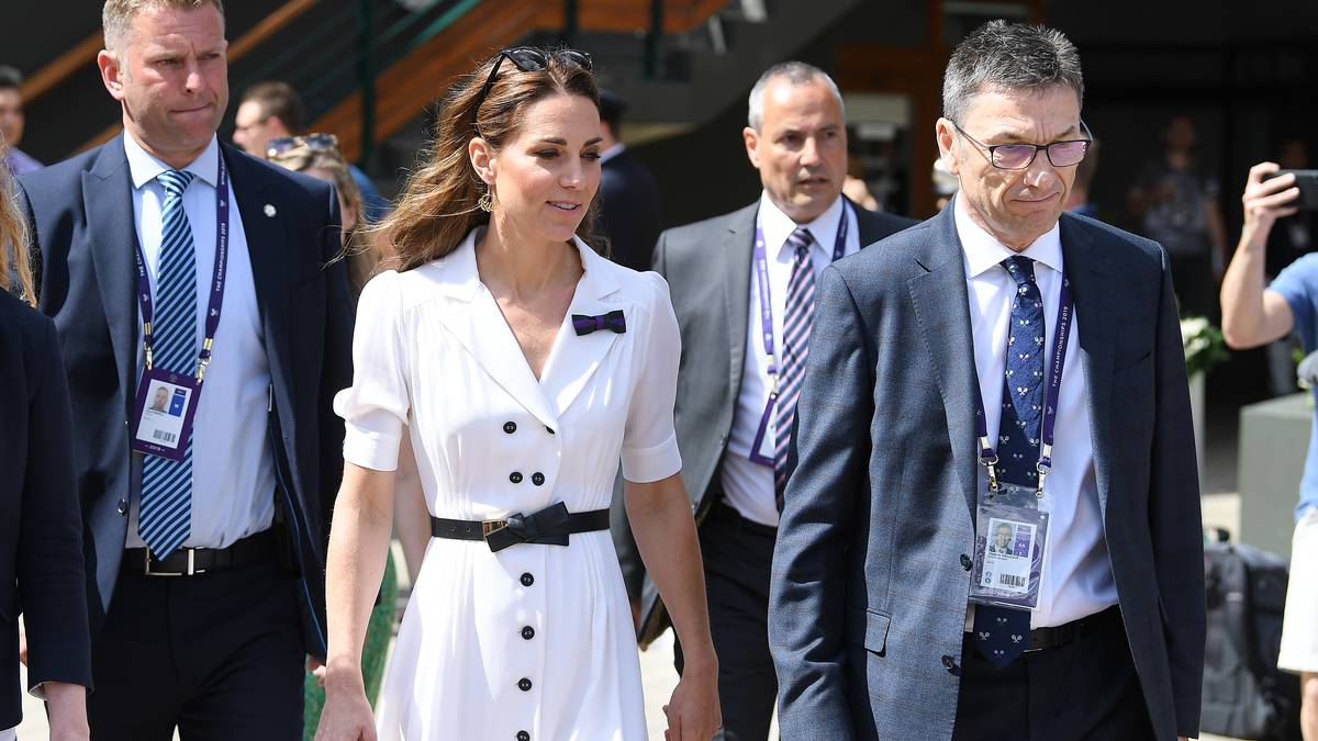 Royaler Besuch in Wimbledon: Herzogin Kate stattet den besten Tennisspielern der Welt einen Besuch ab