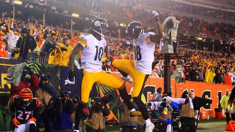 Die Pittsburgh Steelers feiern ihren hart umkämpften Sieg