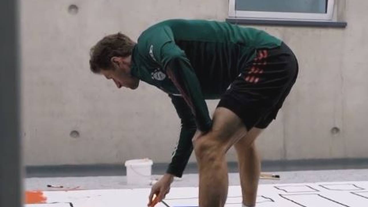 Müller mit bemerkenswerter Aktion