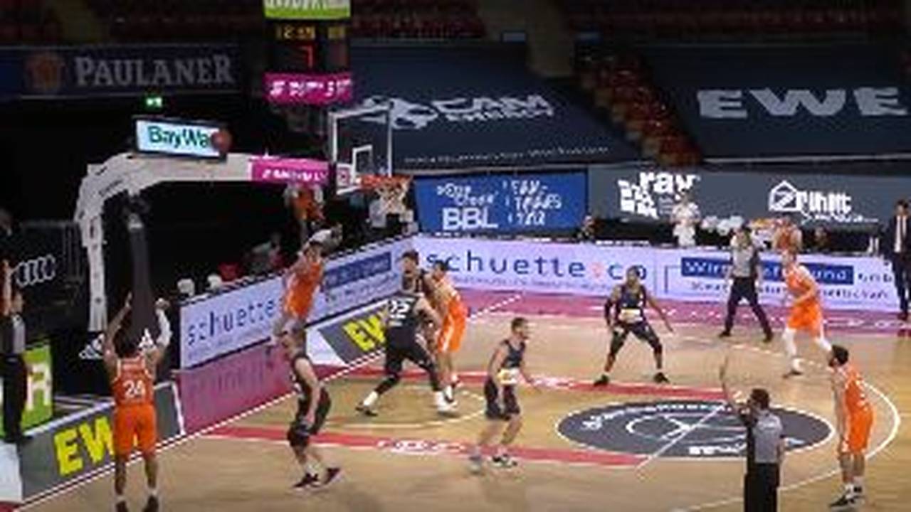 BBL Finalturnier: Rasta Vechta - Hakro Merlins Crailsheim (95:66): Highlights