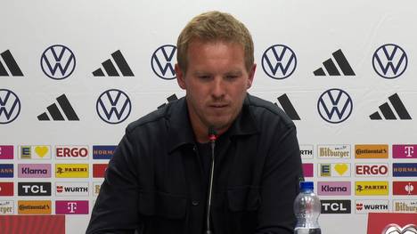 Nick Woltemade ist zu Newcastle United gewechselt. Bundestrainer Julian Nagelsmann spricht über den Stürmer.