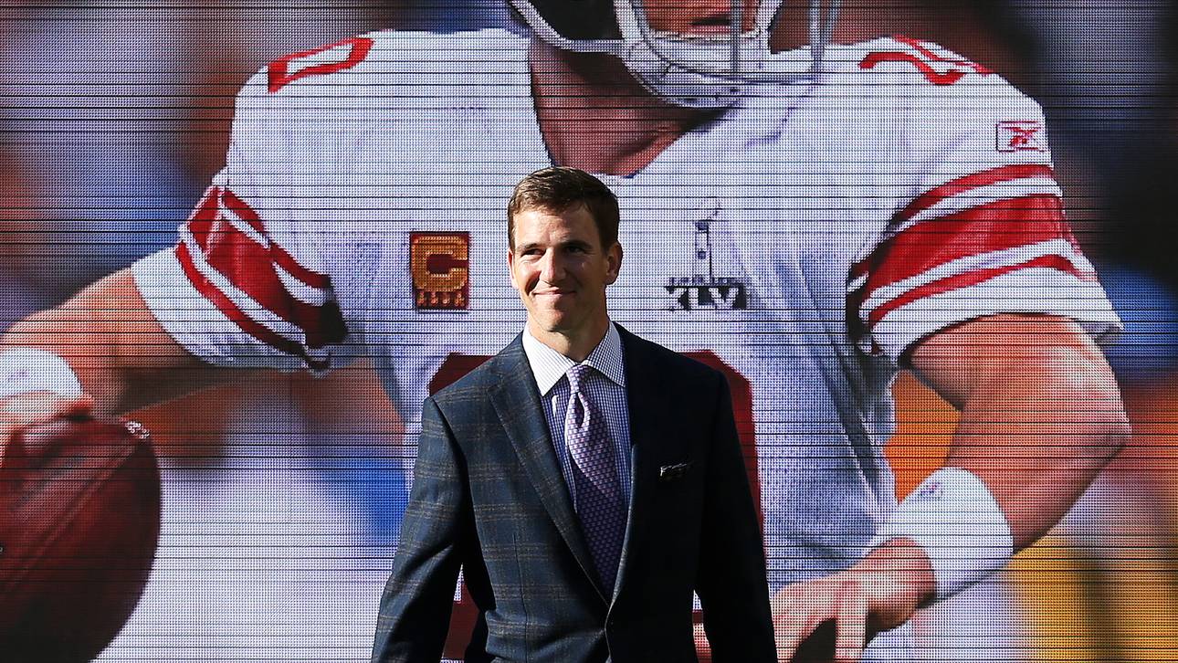 Eli Manning erklärt Gesichtsausdruck