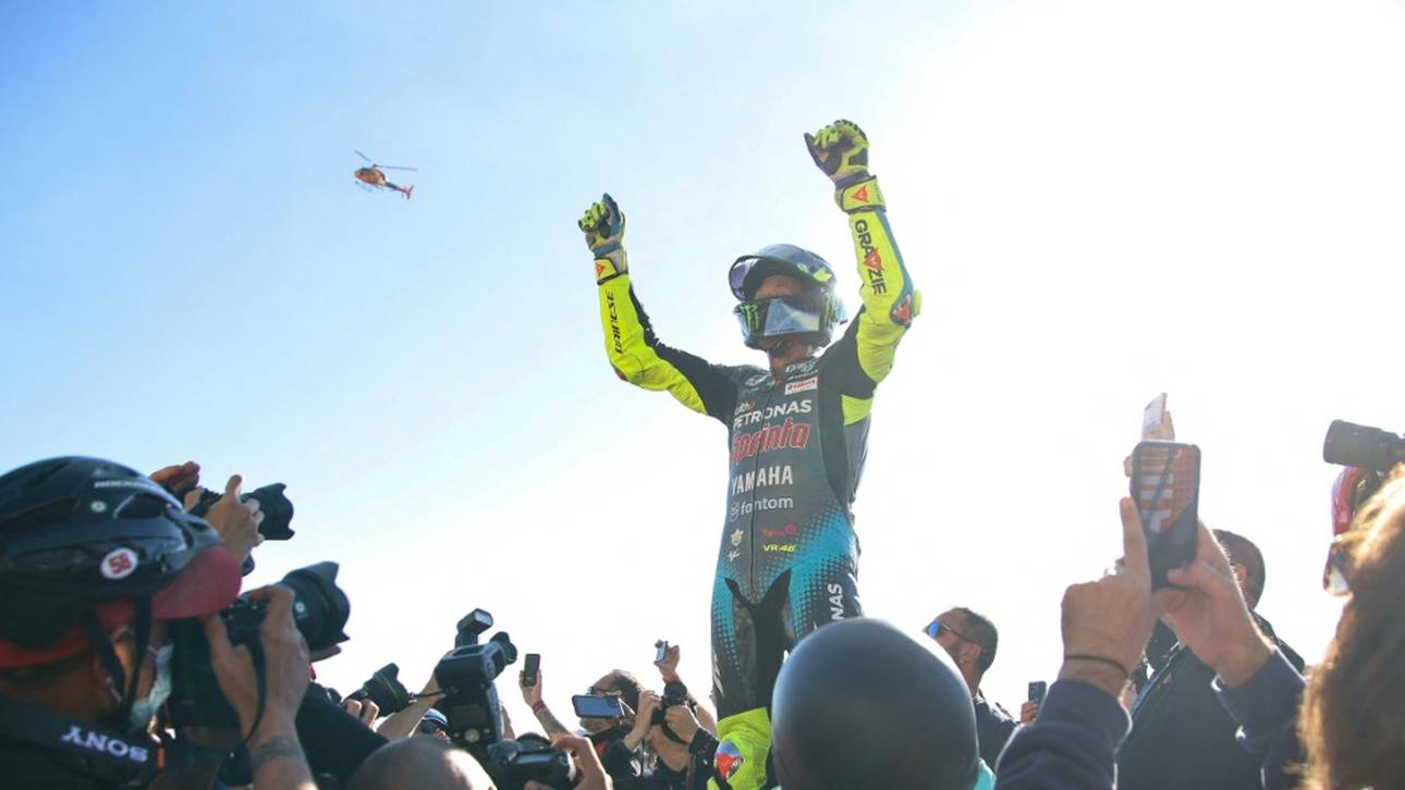 Letztes Rennen! Rossi wird Zehnter