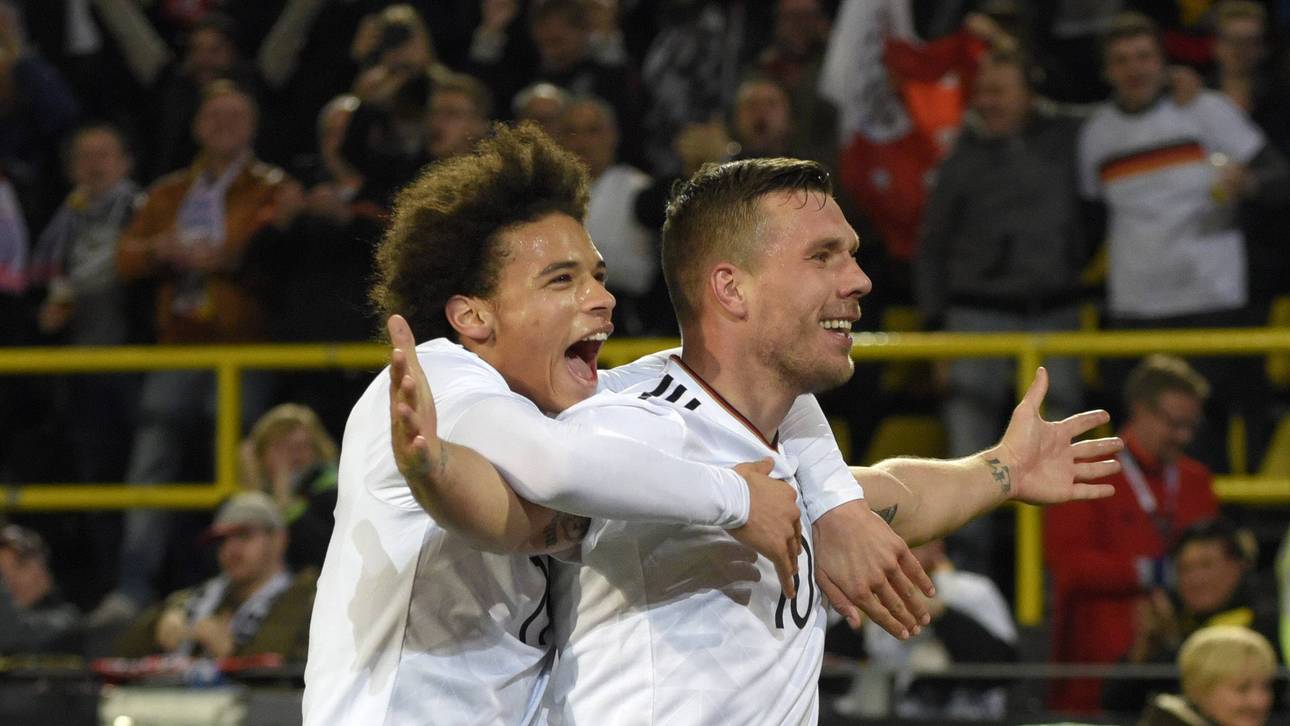 Podolski: Das fehlt Sané noch