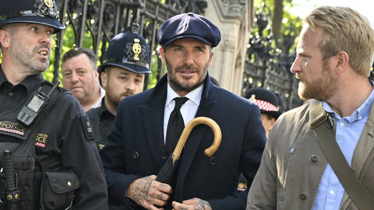 Für Queen: Beckham wartet 12 Stunden