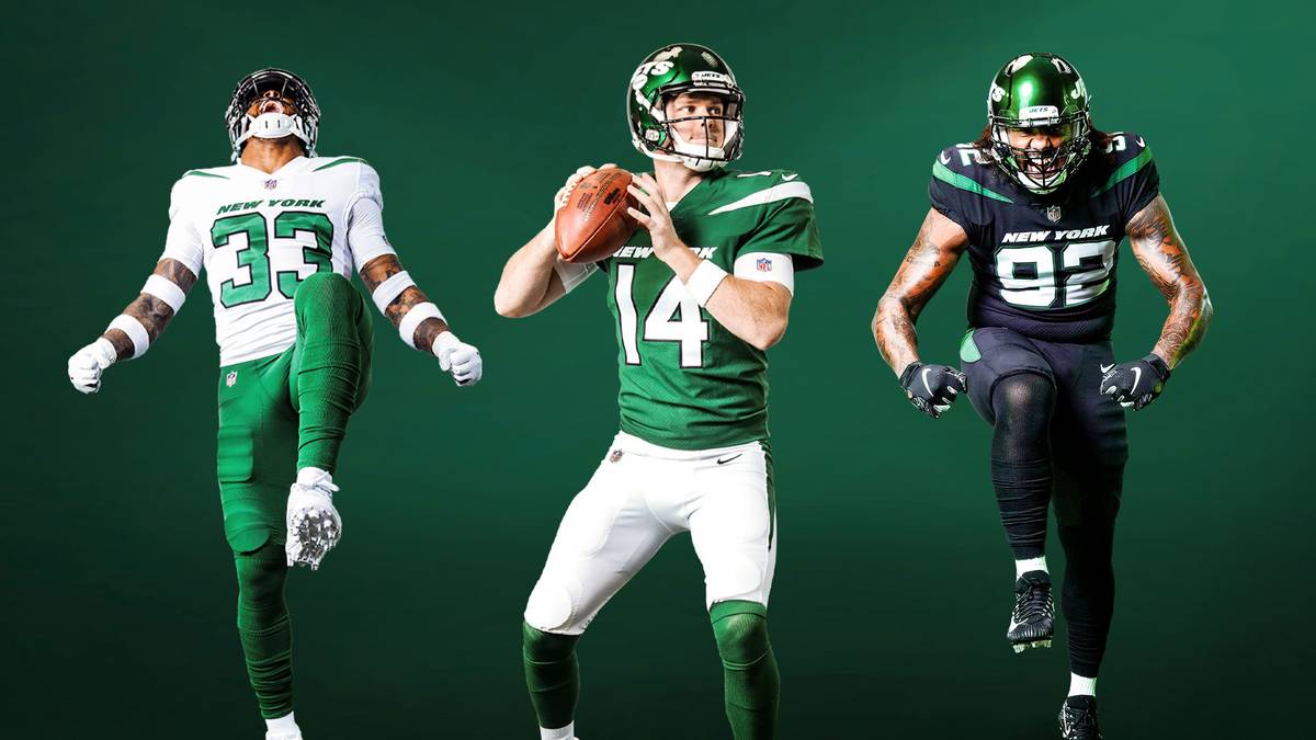 Die dominanten Farben der Trikots sind: "Gotham Green, Spotlight White and Stealth Black"