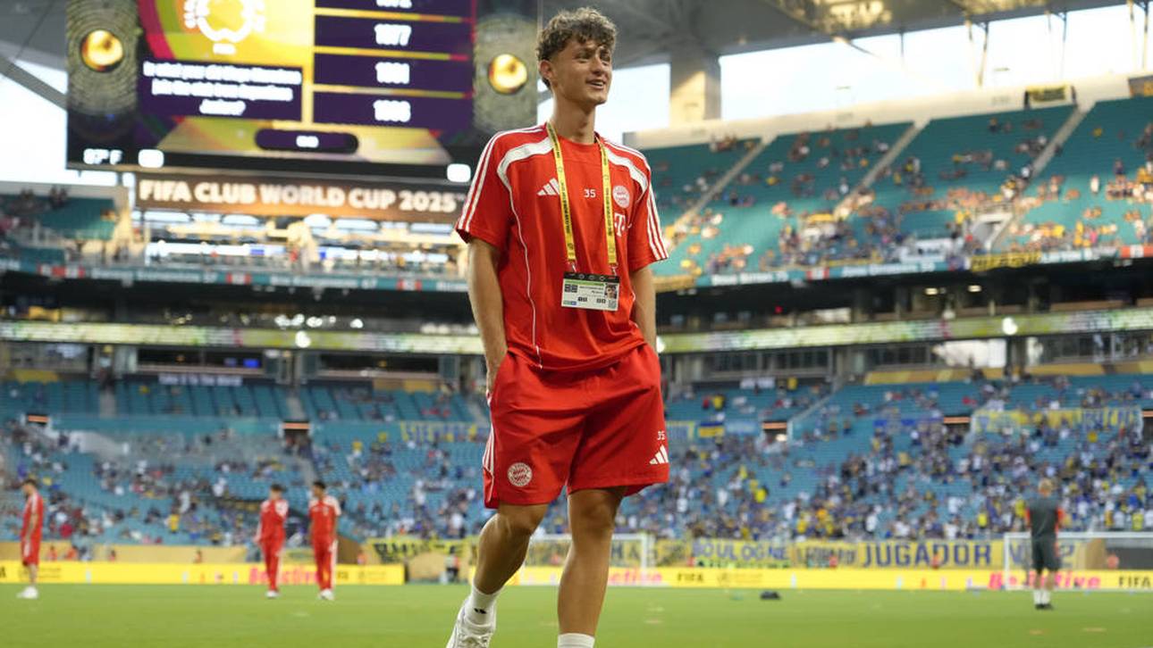 Maurice Krattenmacher nahm viel vom Training mit den Bayern-Stars mit