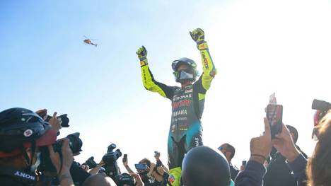 Valentino Rossi beendet letztes Karriere-Rennen auf dem zehnten Rang