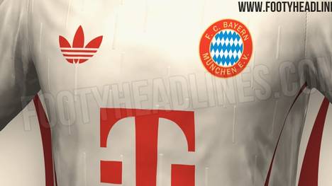 Erste Leaks des dritten Bayern-Trikots sind aufgetaucht. Es wird voraussichtlich im klassisch-hellen Ton gehalten und durch rote Akzente ergänzt.
