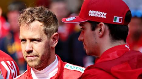Charles Leclerc (r.) ist der neue Teamkollege von Sebastian Vettel