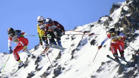 Der Skicross-Weltcup im französischen Val Thorens