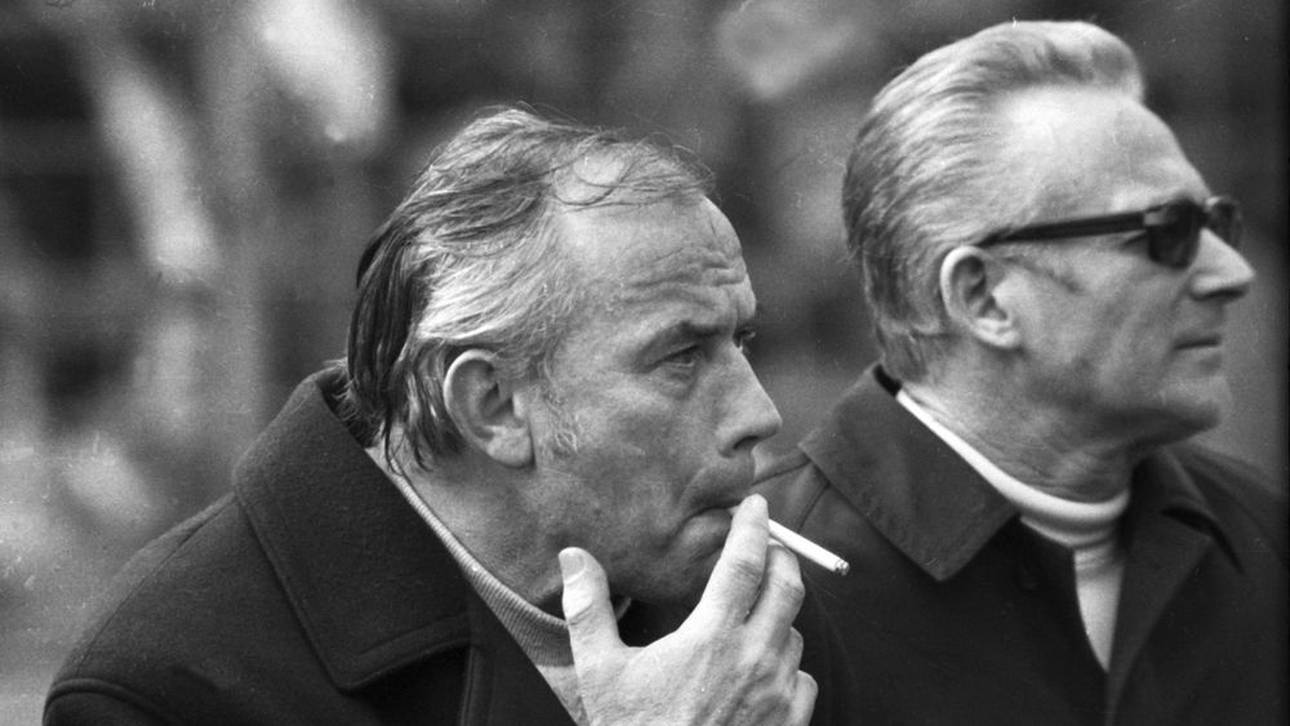 Hennes Weisweiler (l.) und Helmut Bantz (r.)