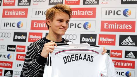 Martin Odegaard wurde offiziell bei Real Madrid vorgestellt